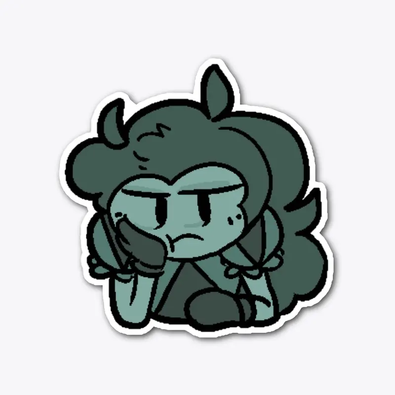 Grumpy Fae Sticker